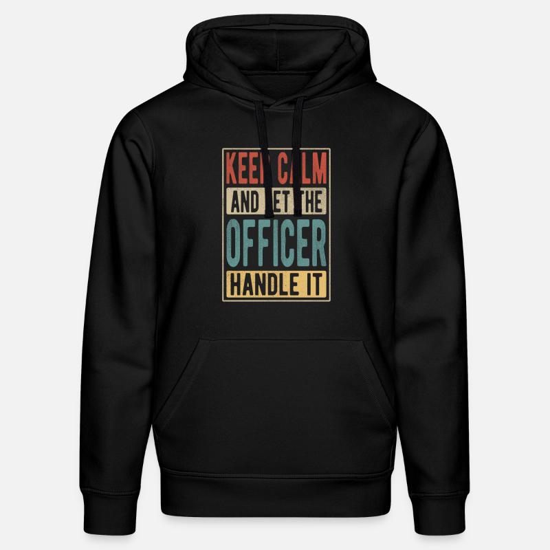 Offiziers-Retro-Geschenk - Stanley/Stella Unisex Bio-Hoodie DRUMMER - Schwarz