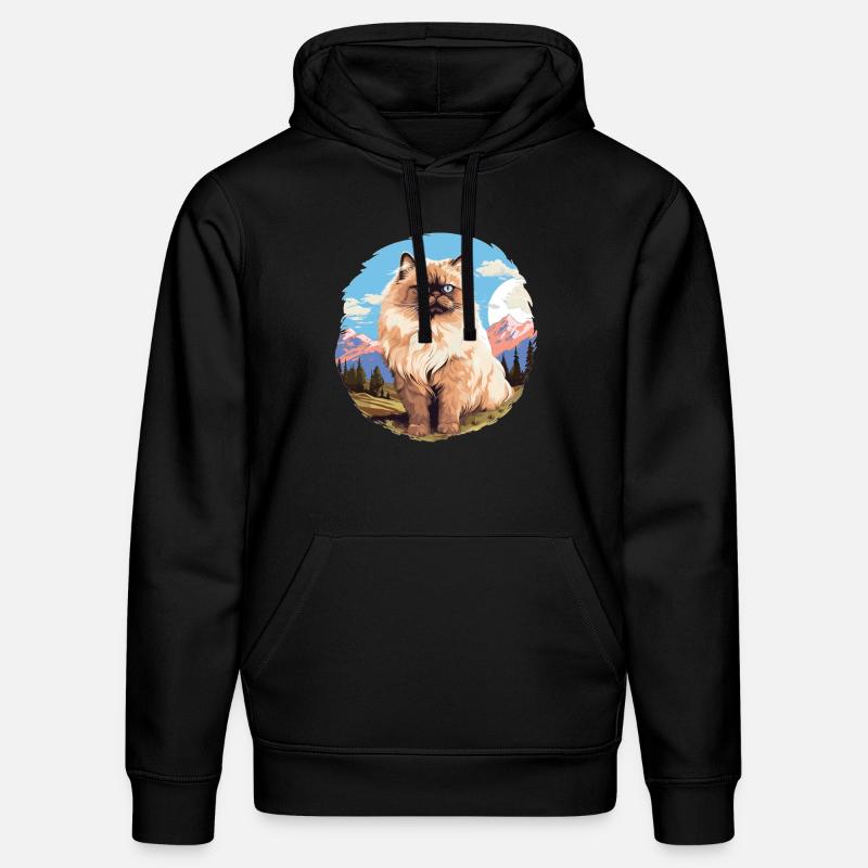 Chat de l’Himalaya Colourpoint Katze - Sweat à capuche bio DRUMMER Stanley/Stella Unisexe - noir