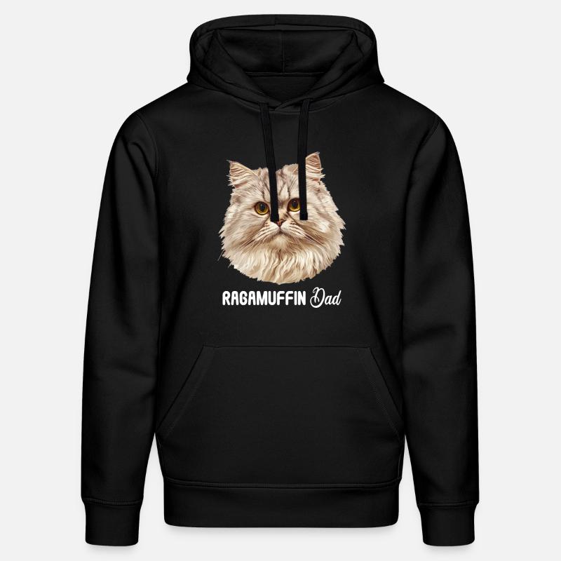 Ragamuffin Chaton Ragamuffin Chat - Sweat à capuche bio DRUMMER Stanley/Stella Unisexe - noir