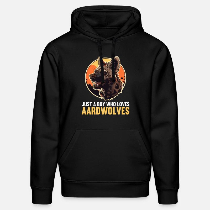 Aardwolves Aardwolf - Stanley/Stella DRUMMER Unisex Organic Hoodie - black