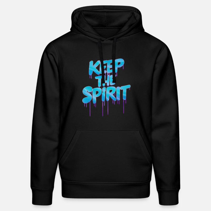 BEWAHREN SIE DEN GEIST - Stanley/Stella Unisex Bio-Hoodie DRUMMER  - Schwarz