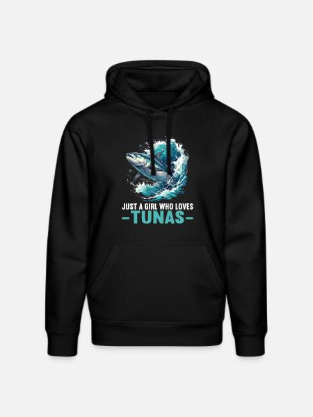 Tuna Thunfische Thunfisch - Stanley/Stella DRUMMER Unisex Organic Hoodie - black