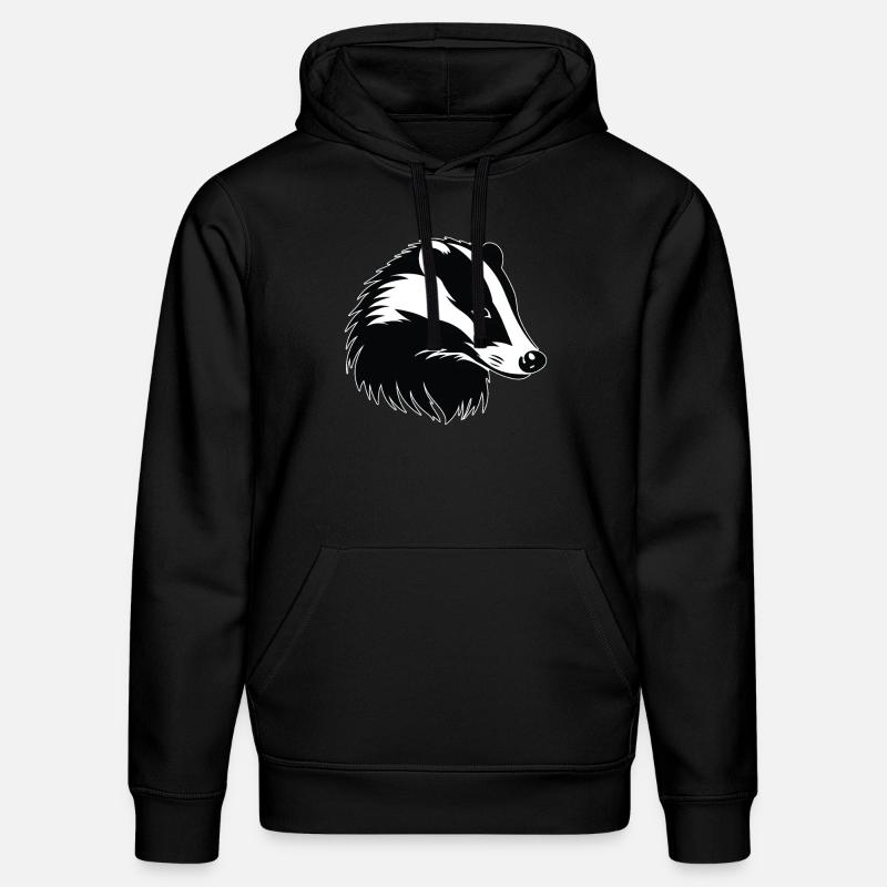 Badger Dachse Dachs - Stanley/Stella Unisex Bio-Hoodie DRUMMER  - Schwarz