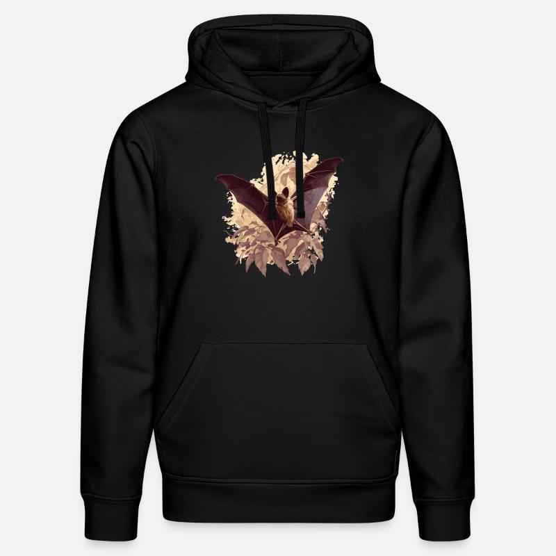 Chauve-souris Chauve-souris - Sweat à capuche bio DRUMMER Stanley/Stella Unisexe - noir