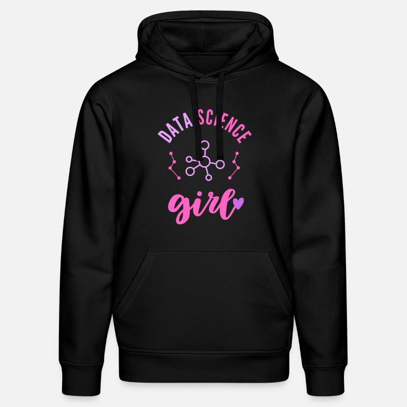 Data Science Mädchen Frau - Stanley/Stella Unisex Bio-Hoodie DRUMMER - Schwarz