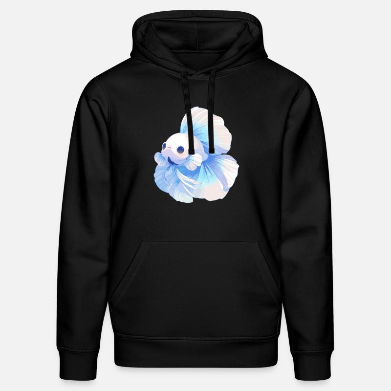 Bettas Betta Poisson Betta - Sweat à capuche bio DRUMMER Stanley/Stella Unisexe - noir