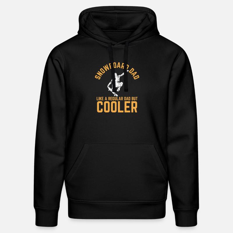 Snowboard Papa Snowboard Dad - Sweat à capuche bio DRUMMER Stanley/Stella Unisexe - noir