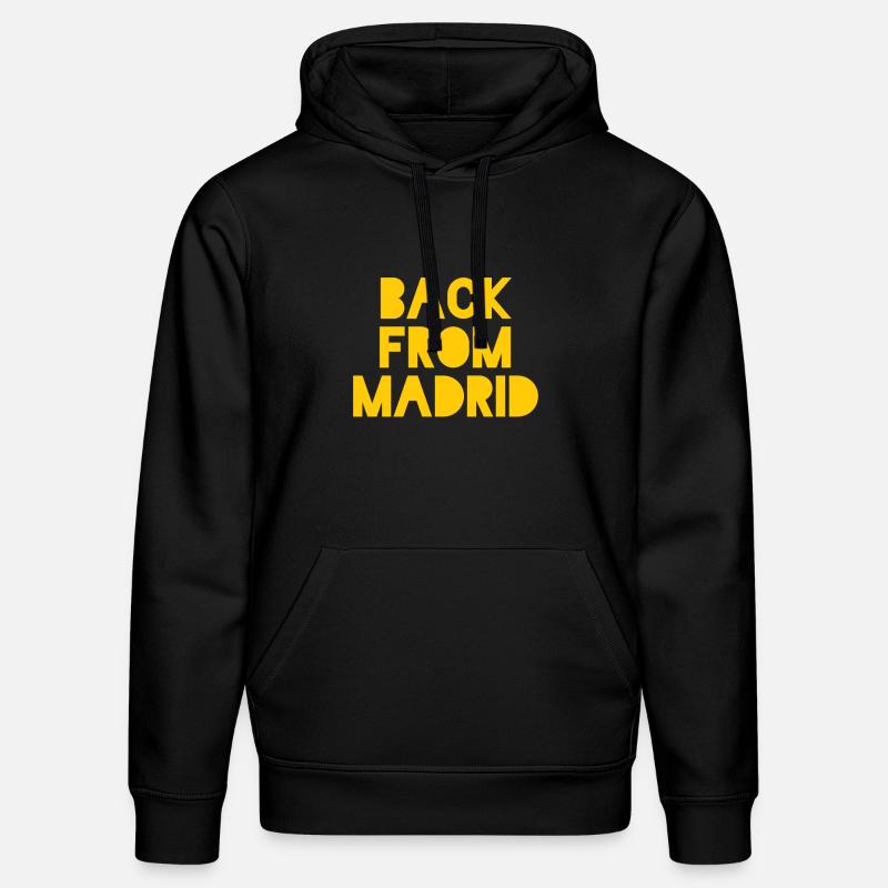 Souvenir Madrid - Sweat à capuche bio DRUMMER Stanley/Stella Unisexe - noir