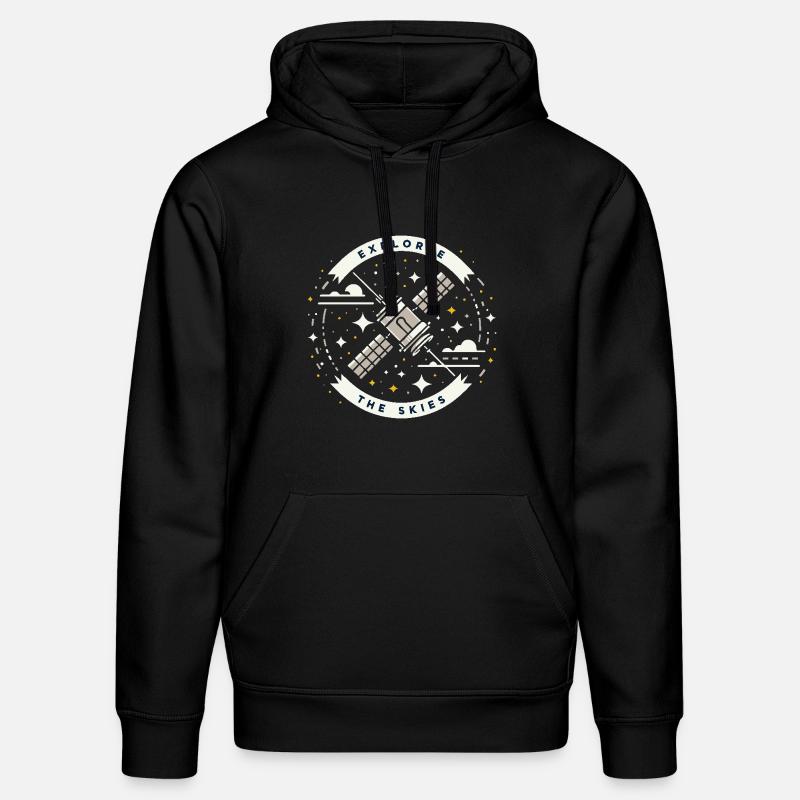 ERKUNDEN SIE DIE LÜFTE - Stanley/Stella Unisex Bio-Hoodie DRUMMER - Schwarz