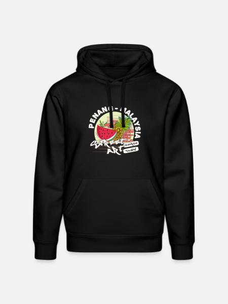 Penang Traveller Asian - Stanley/Stella DRUMMER Unisex Organic Hoodie - black