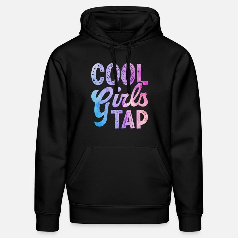 Filles cool dansant claquettes - Sweat à capuche bio DRUMMER Stanley/Stella Unisexe - noir