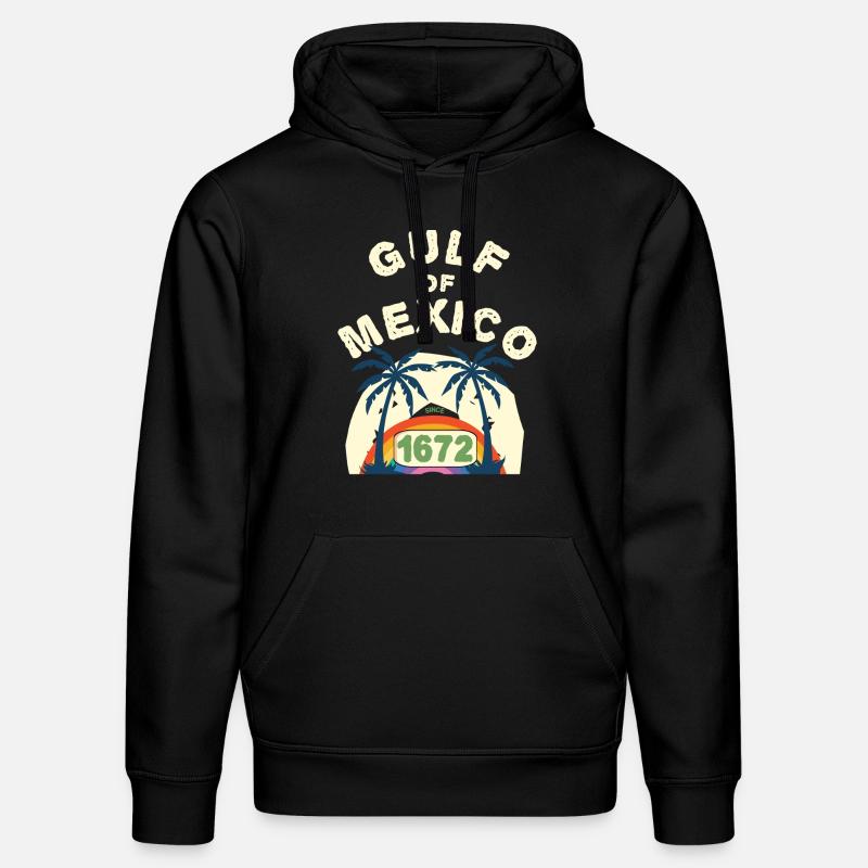 Golf des Mexikos Regenbogen - Stanley/Stella Unisex Bio-Hoodie DRUMMER  - Schwarz