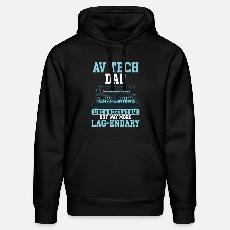 AV-Technik AV-Techniker Audiovisueller Techniker - Stanley/Stella Unisex Bio-Hoodie DRUMMER  - Schwarz