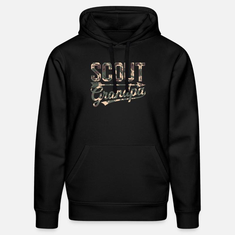 Pfadfinderführer Pfadfinder Camping - Stanley/Stella Unisex Bio-Hoodie DRUMMER  - Schwarz