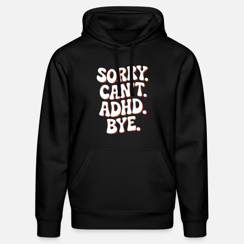 TDAH - Sweat à capuche bio DRUMMER Stanley/Stella Unisexe - noir