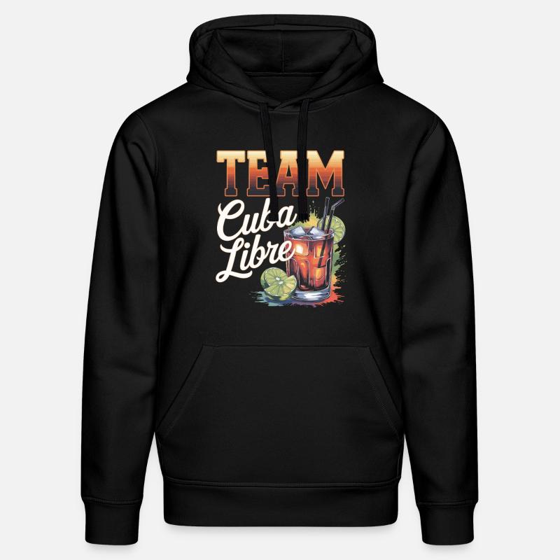 Cocktail Barkeeper Team Cuba Libre - Stanley/Stella Unisex Bio-Hoodie DRUMMER  - Schwarz