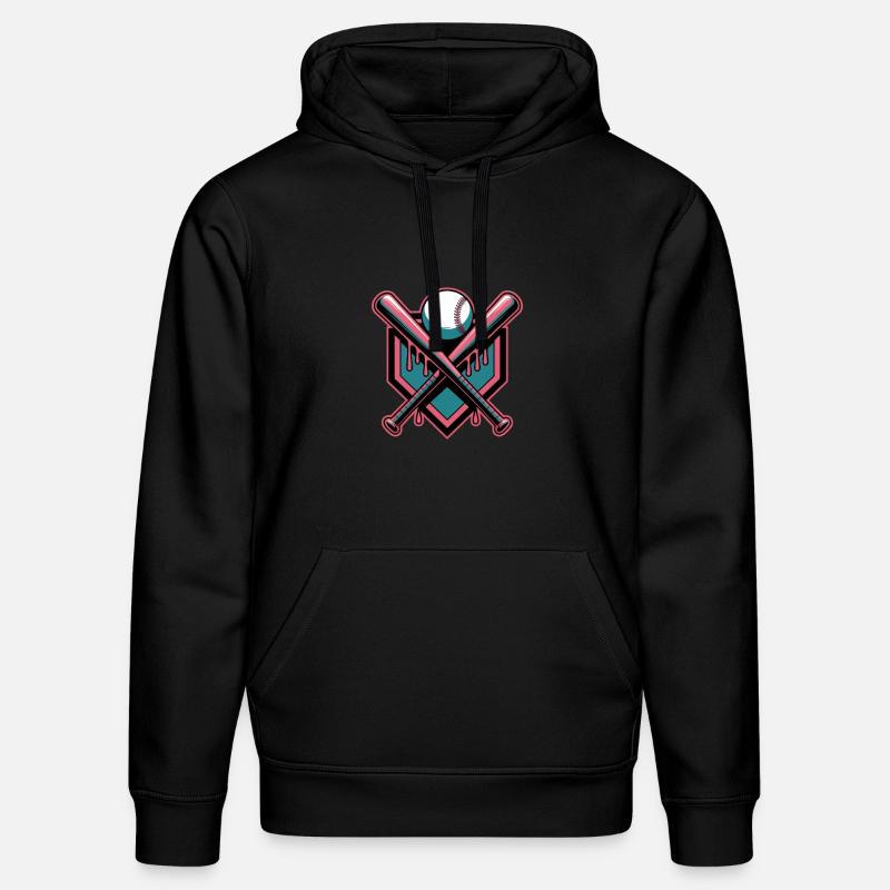 Baseball Eis Baseballschläger - Stanley/Stella Unisex Bio-Hoodie DRUMMER  - Schwarz