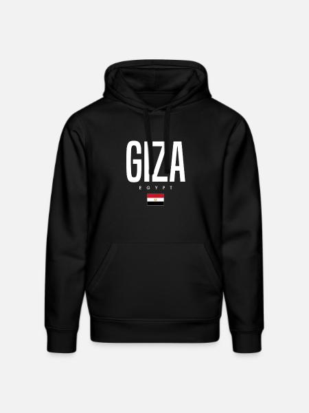 Giza Egypt - Stanley/Stella DRUMMER Unisex Organic Hoodie - black
