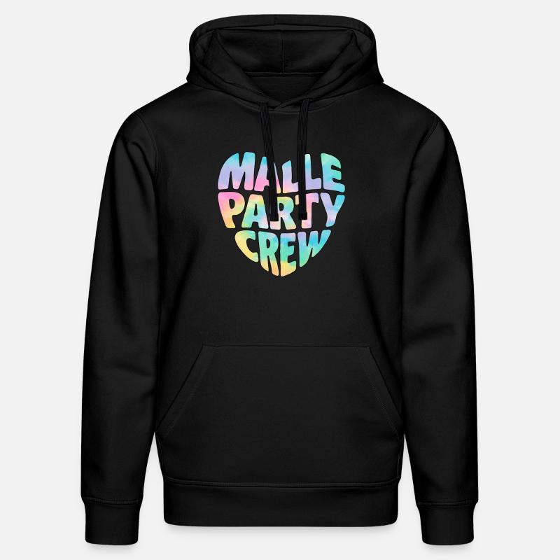 Malle Party Crew - Sweat à capuche bio DRUMMER Stanley/Stella Unisexe - noir