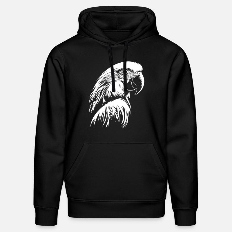 Perroquet - Sweat à capuche bio DRUMMER Stanley/Stella Unisexe - noir