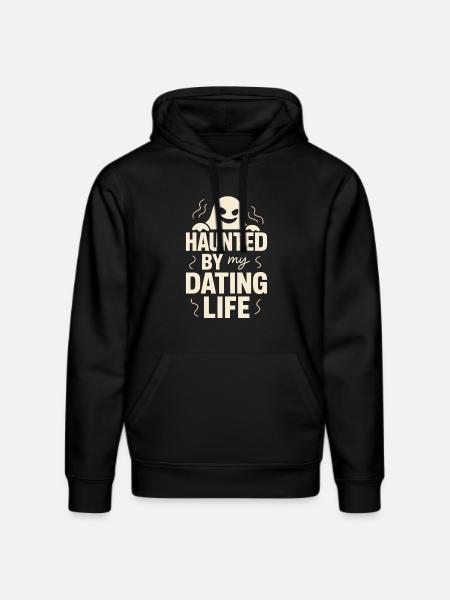 Ghostly breakup-humor-dating-mistake-single - Stanley/Stella DRUMMER Unisex Organic Hoodie - black