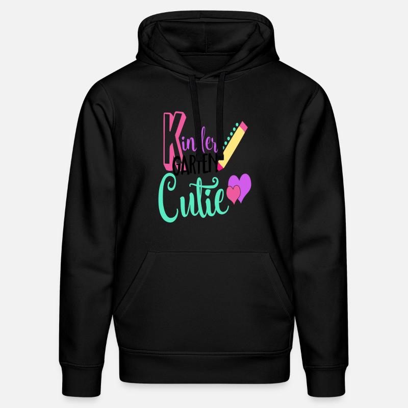 Chemise Cutie de maternelle - Sweat à capuche bio DRUMMER Stanley/Stella Unisexe - noir