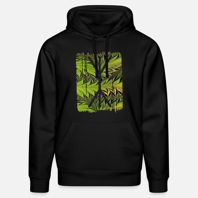 Yggdrasil Rune E 101 - Sweat à capuche bio DRUMMER Stanley/Stella Unisexe - noir