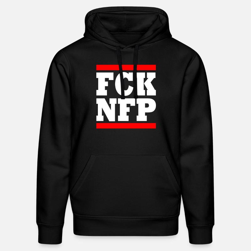 Fck nfp - Stanley/Stella Unisex Bio-Hoodie DRUMMER  - Schwarz