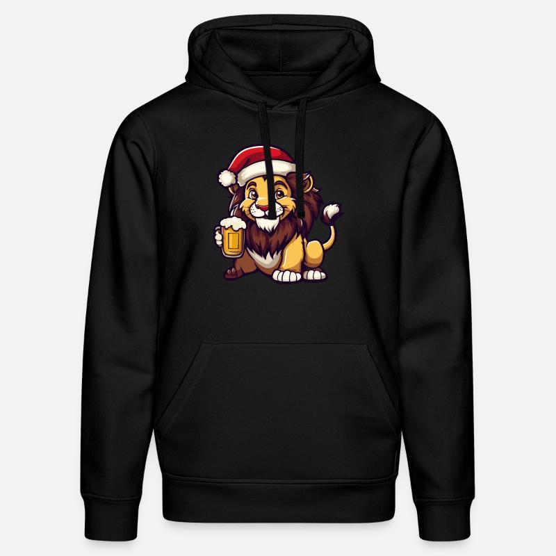 Lion Bière Noël Noël - Sweat à capuche bio DRUMMER Stanley/Stella Unisexe - noir