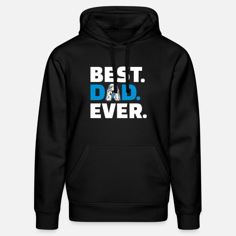 Cocker Spaniel - Stanley/Stella Unisex Bio-Hoodie DRUMMER  - Schwarz