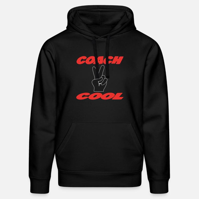 COACH COOL - Sweat à capuche bio DRUMMER Stanley/Stella Unisexe - noir