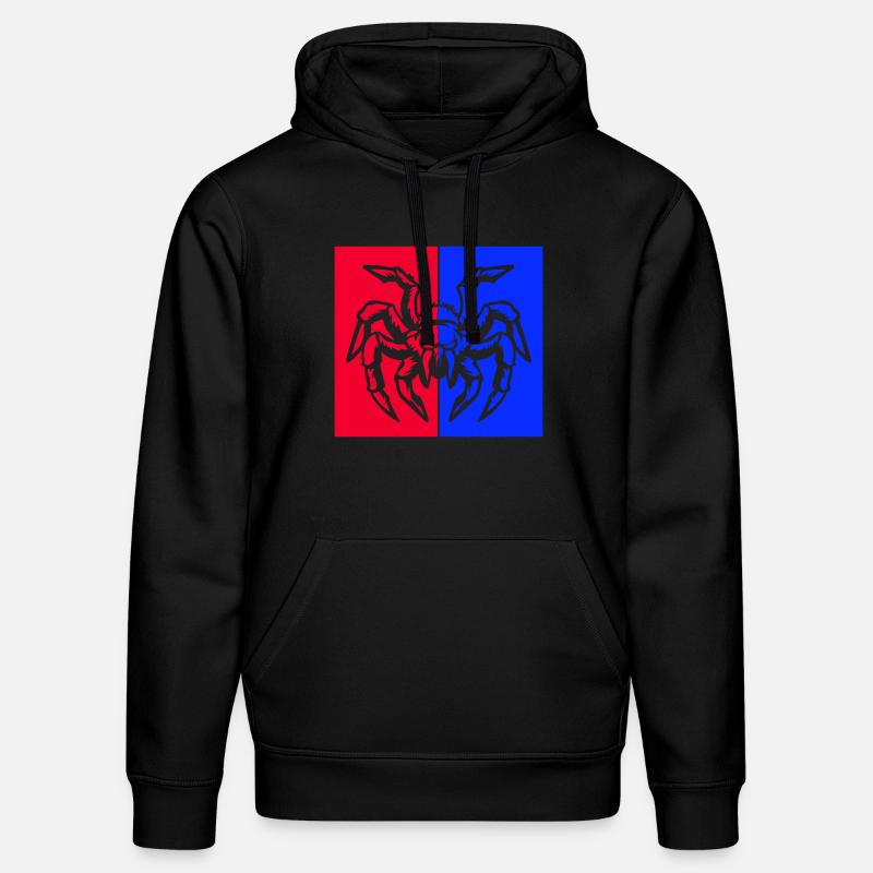 spinne spider - Stanley/Stella Unisex Bio-Hoodie DRUMMER  - Schwarz