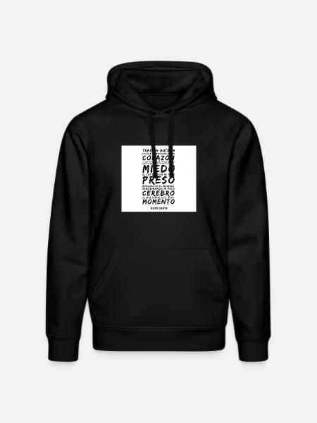 Heart and Fear in Verse - Stanley/Stella DRUMMER Unisex Organic Hoodie - black