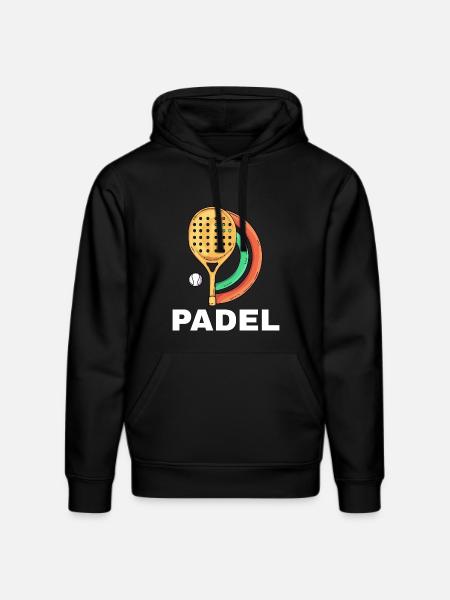 I can't I have padel - Stanley/Stella DRUMMER Unisex Organic Hoodie - black