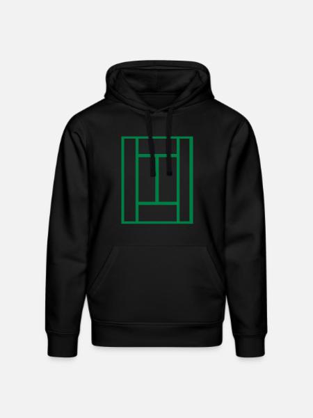 Tennis - Stanley/Stella Unisex Bio-Hoodie DRUMMER  - Schwarz