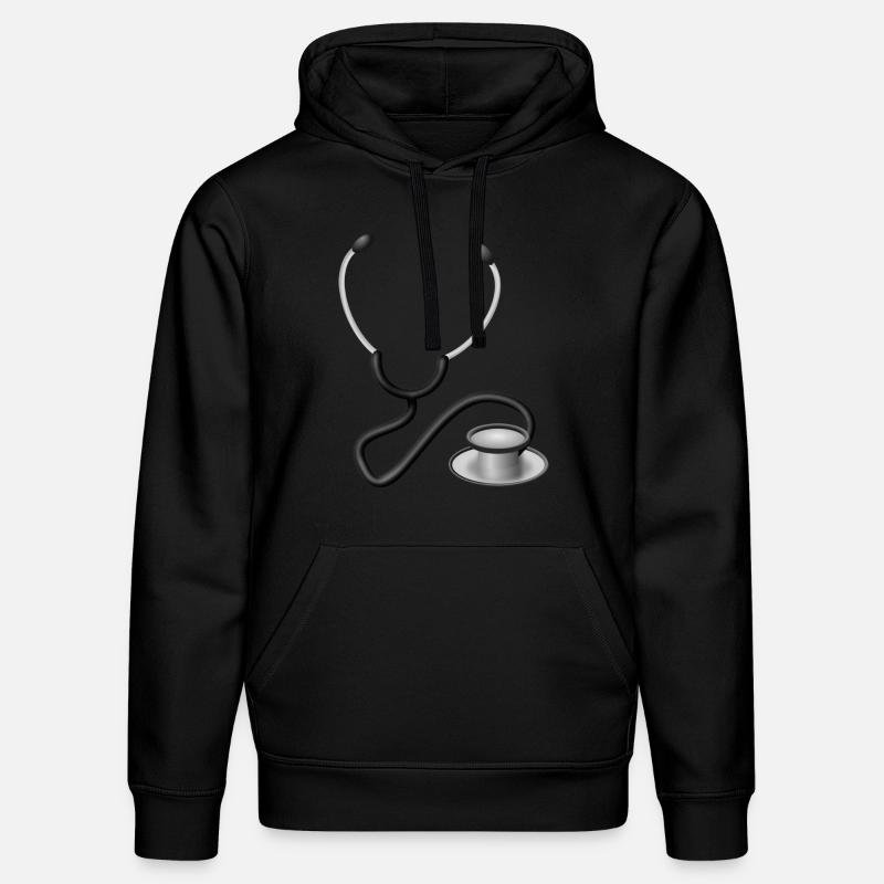 médecin - Sweat à capuche bio DRUMMER Stanley/Stella Unisexe - noir