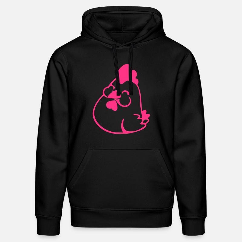 Hen Comic - Stanley/Stella Unisex Bio-Hoodie DRUMMER  - Schwarz