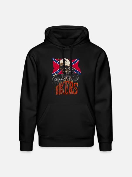 Biker's Symbols - Sweat à capuche bio DRUMMER Stanley/Stella Unisexe - noir