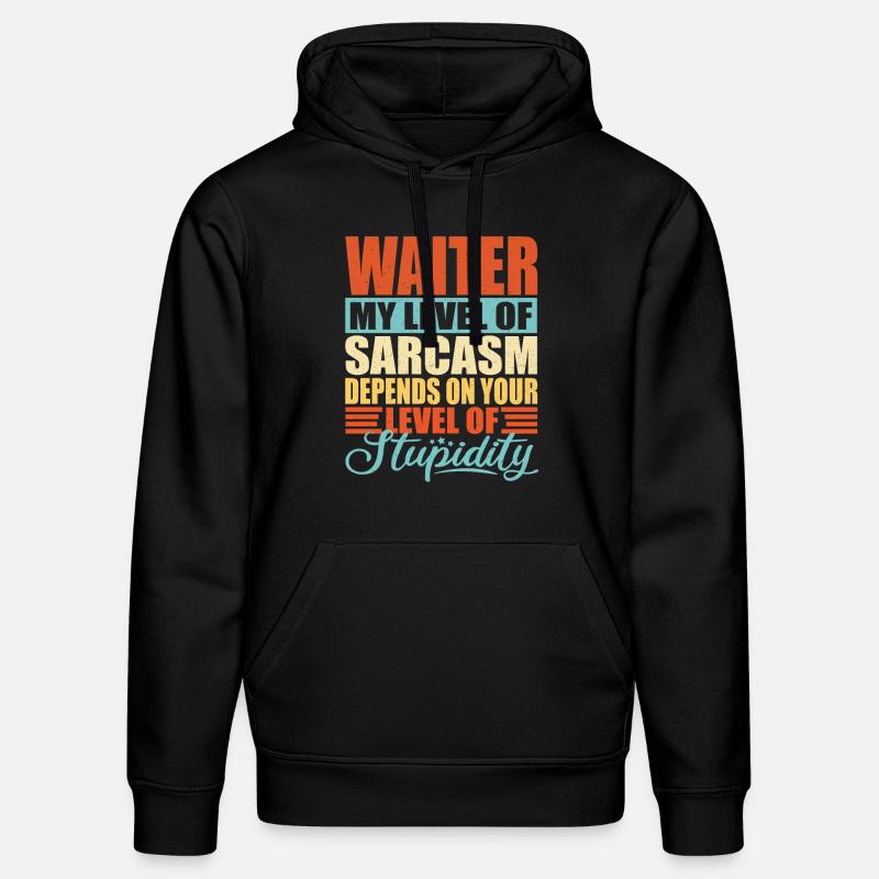 Kellner Spruch Kellner Geschenk - Stanley/Stella Unisex Bio-Hoodie DRUMMER  - Schwarz