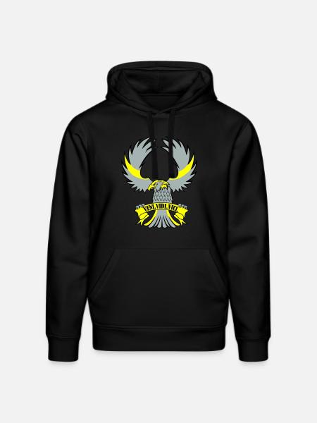Adler Veni vidi vici - Stanley/Stella DRUMMER Unisex Organic Hoodie - black