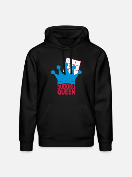 Sudoku Queen - Stanley/Stella DRUMMER Unisex Organic Hoodie - black
