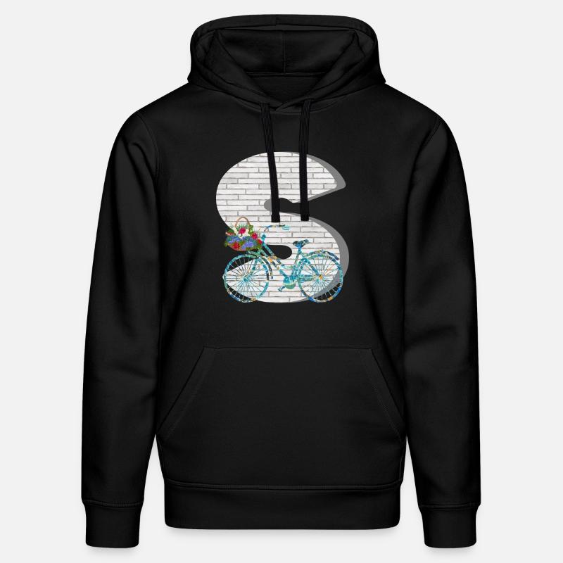 fahrrad e 100 s - Stanley/Stella Unisex Bio-Hoodie DRUMMER  - Schwarz