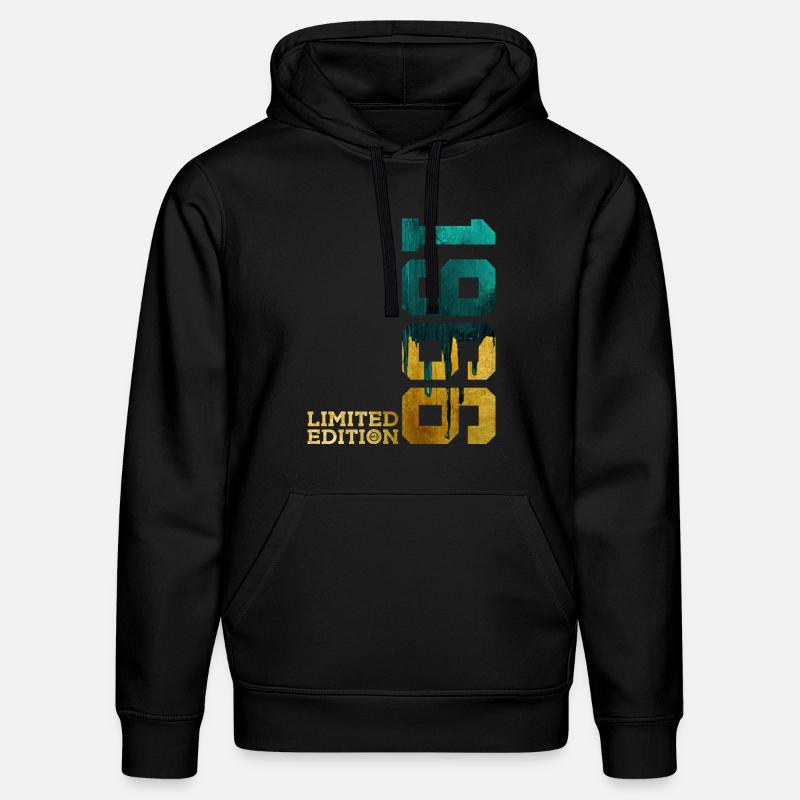 60E ANNIVERSAIRE ÉDITION LIMITÉE 1966 - Sweat à capuche bio DRUMMER Stanley/Stella Unisexe - noir