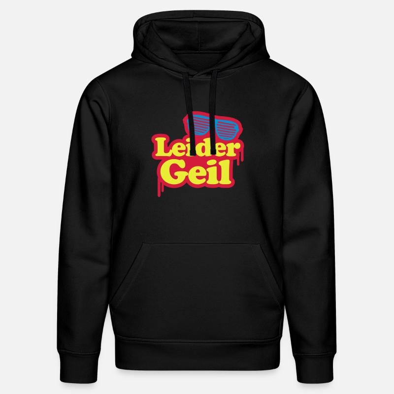 Leider Geil - Mallorca - Stanley/Stella Unisex Bio-Hoodie DRUMMER  - Schwarz