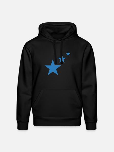 Sterne - Stanley/Stella Unisex Bio-Hoodie DRUMMER  - Schwarz