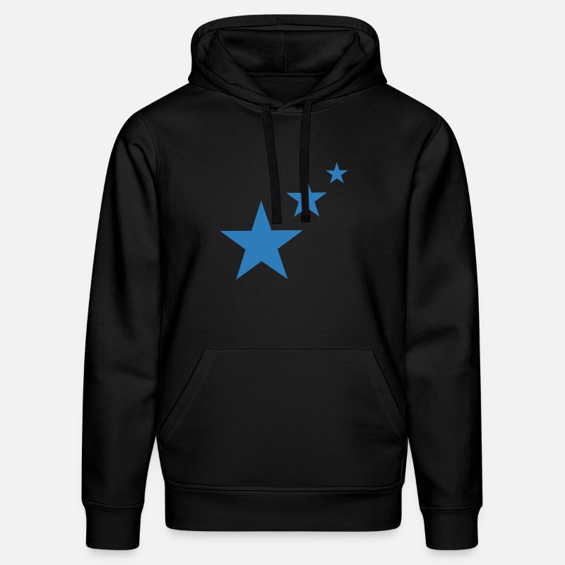 Star, les étoiles - Sweat à capuche bio DRUMMER Stanley/Stella Unisexe - noir
