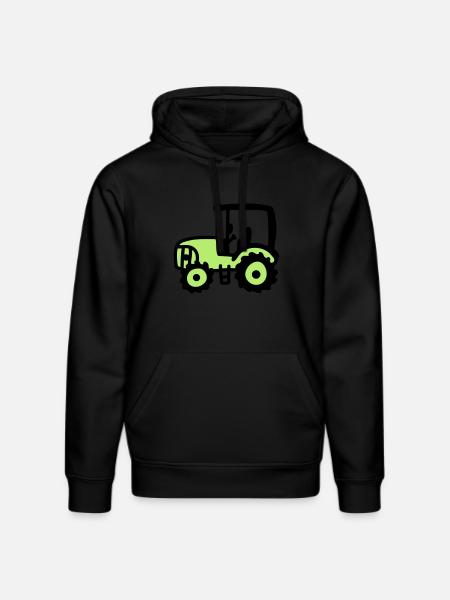 Tractor - Stanley/Stella DRUMMER Unisex Organic Hoodie - black