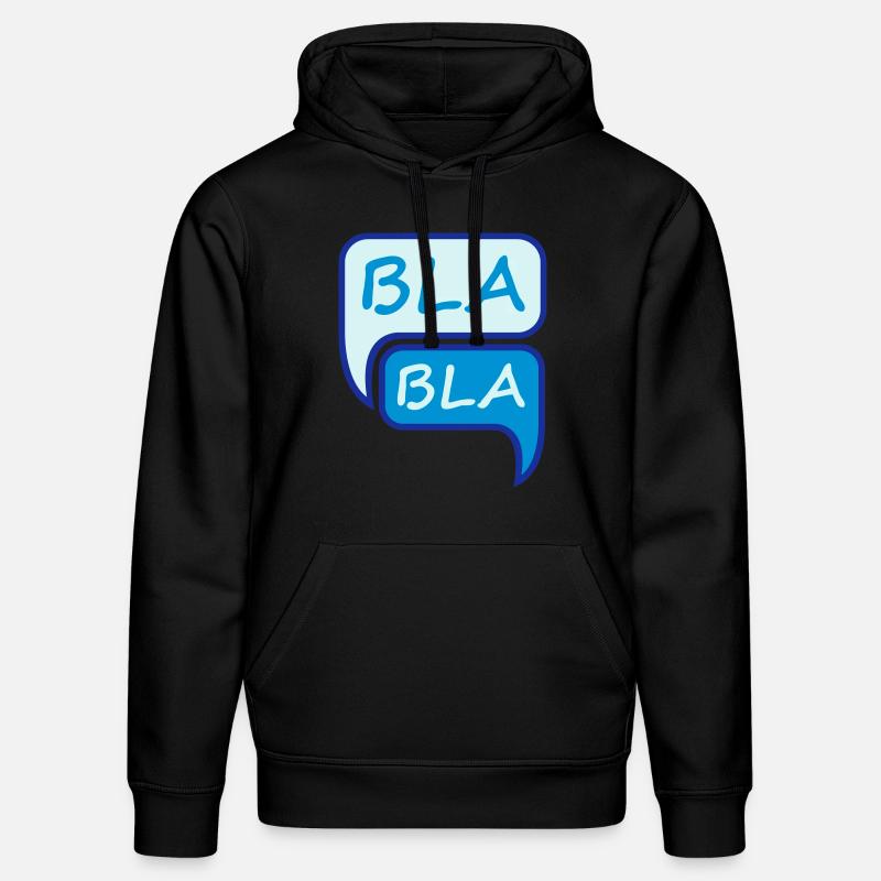 Bla Bla Design - Sweat à capuche bio DRUMMER Stanley/Stella Unisexe - noir