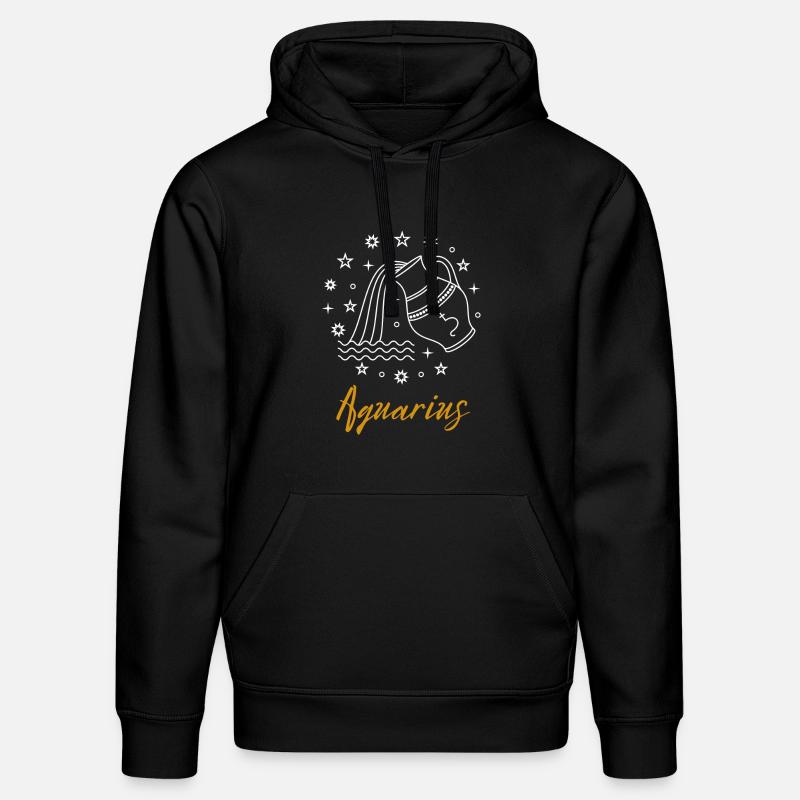 Aquarius 1 - Sweat à capuche bio DRUMMER Stanley/Stella Unisexe - noir