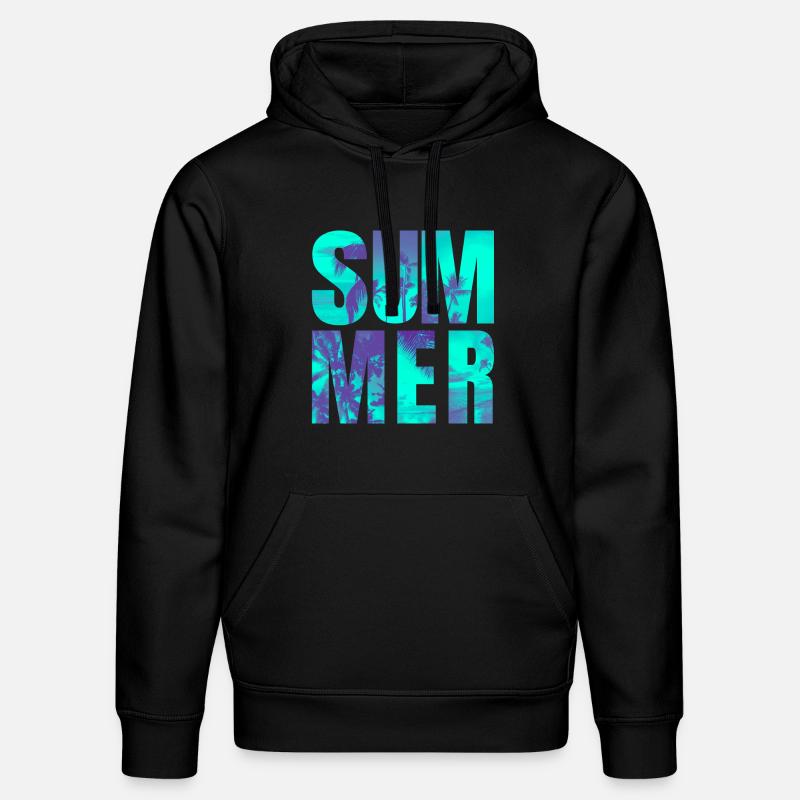 Summer été - Sweat à capuche bio DRUMMER Stanley/Stella Unisexe - noir
